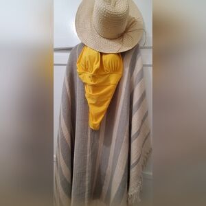 SHEIN Yellow One Piece Swimsuit